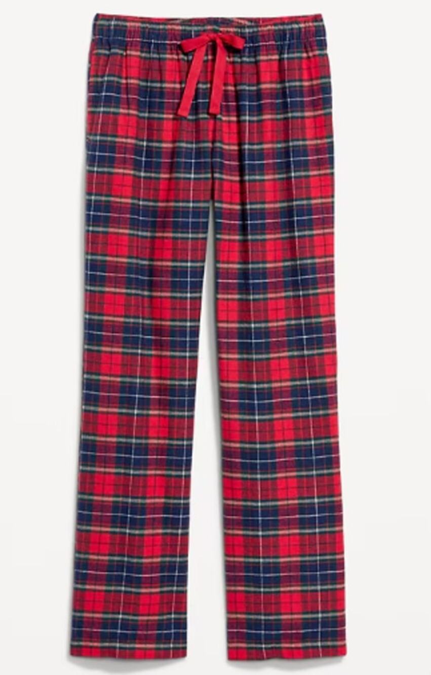 Old Navy Womens Navy Tartan Mid Rise Flannel Pajama Pants NEW XXL Comfy Gift